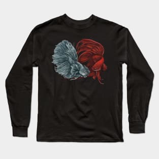 Fighting fish Long Sleeve T-Shirt